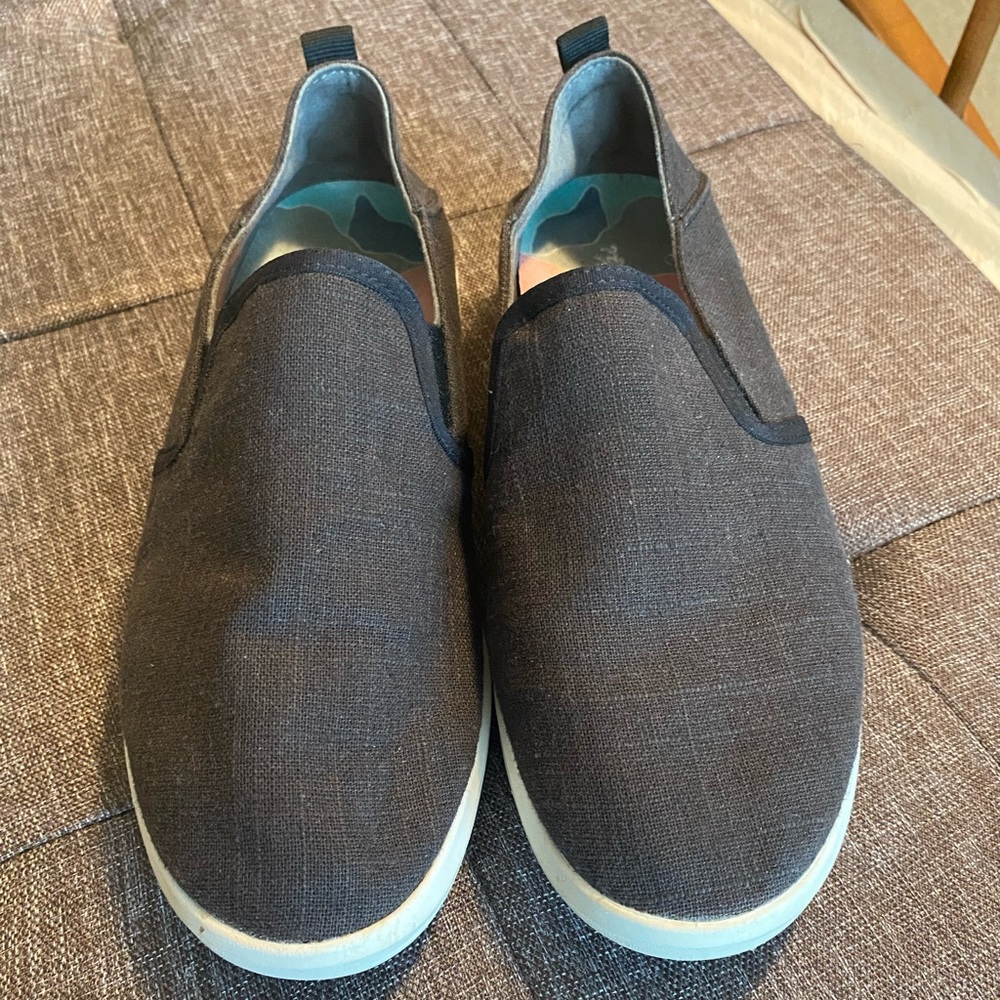 OluKai Black Shoes, Slip-On